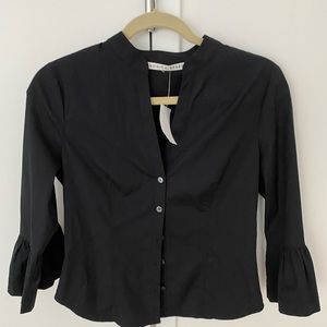 Veronica Beard Bab shirt black